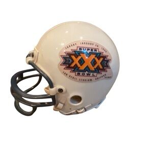 January Super Bowl XXX 1996 Mini Helmet 3-5/8” Football League Souvenir NFL